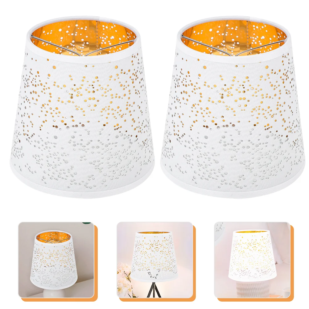 2 Pcs Fabric Lampshade Living Room Decorative Vintage Chandelier Wall Light Cover Bulb
2 Pcs Fabric Lampshade Living Room Decorative Vintage Chandelier Wall Light Cover Bulb