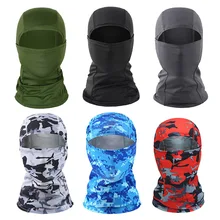 Tactical Balaclava Face Mask Summer Cooling Neck Gaiter Hiking Scarves Men Motorcycle Cycling Helmet Hood Sun Protection Bandana