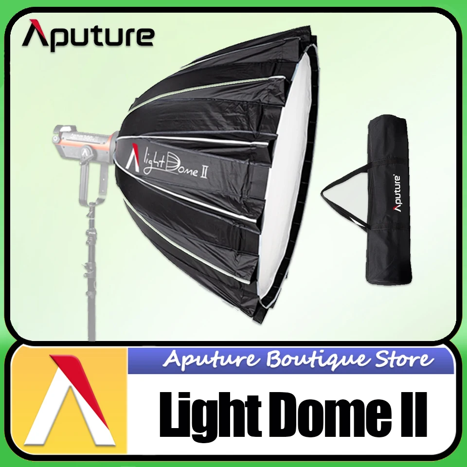 Свет Aputure Dome II Quick 36-дюймовый софтбокс для LS 120 LS 300 серий видео осветительных приборов для фотостудии
Свет Aputure Dome II Quick 36-дюймовый софтбокс для LS 120 LS 300 серий видео осветительных приборов для фотостудии