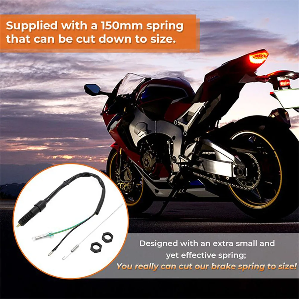 Universal M12 Motorcycle Hydraulic Brake Pressure Rear Light Switch Hollow Bolt Black Hydraulic Brake Switch Kit
Universal M12 Motorcycle Hydraulic Brake Pressure Rear Light Switch Hollow Bolt Black Hydraulic Brake Switch Kit