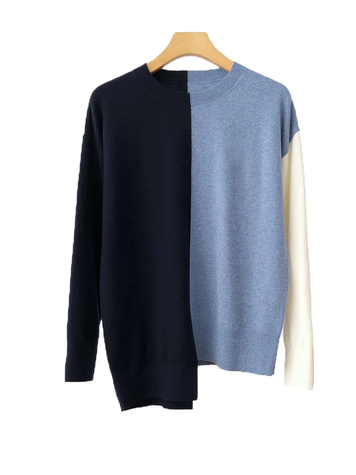 Jumper jacket round neck short loose version of the collision splicing design warm and comfortable 2024 winter new 0103
Jumper jacket round neck short loose version of the collision splicing design warm and comfortable 2024 winter new 0103