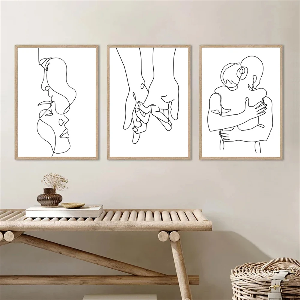 Romantic Couple Line Canvas Painting Hands Love Poster Abstract Wall Art Print Minimalist Posters Picture Living Room Home Decor
Romantic Couple Line Canvas Painting Hands Love Poster Abstract Wall Art Print Minimalist Posters Picture Living Room Home Decor