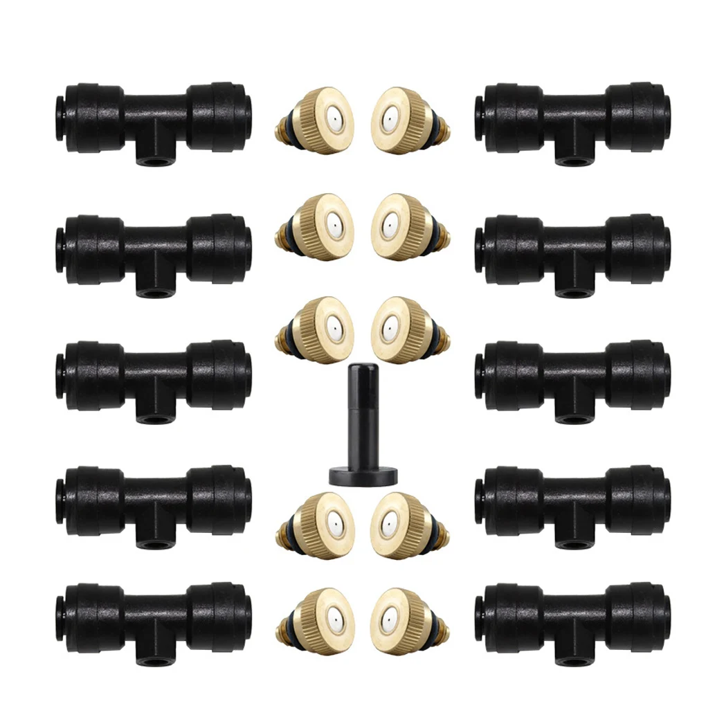 Misting Nozzles Kit Brass Misting Fog Nozzles for Patio Misting System Outdoor Cooling System Garden Water Mister
Misting Nozzles Kit Brass Misting Fog Nozzles for Patio Misting System Outdoor Cooling System Garden Water Mister