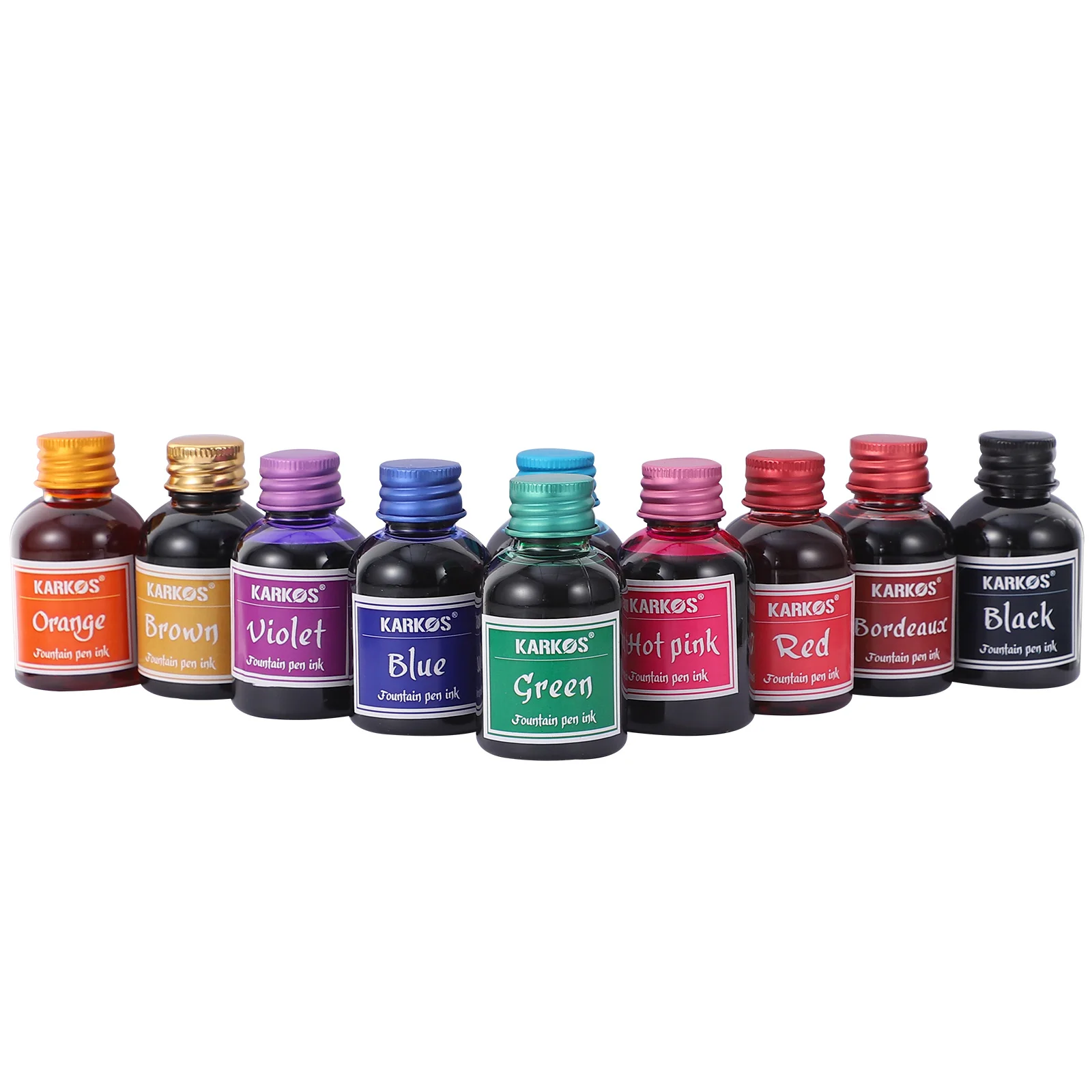 10 Bottles Fountain Pen Non Carbon Ink Writing Accessory Pure Colors Bottled Painting Water Calligraphy Supplies
10 Bottles Fountain Pen Non Carbon Ink Writing Accessory Pure Colors Bottled Painting Water Calligraphy Supplies