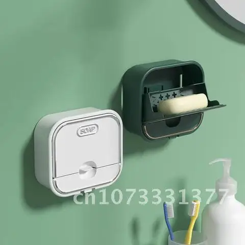 Soap Box Double Layer Bathroom Drain Soap Dish With Cover Waterproof And Moisture Proof Wall Mounted Without Drilling Hook
Soap Box Double Layer Bathroom Drain Soap Dish With Cover Waterproof And Moisture Proof Wall Mounted Without Drilling Hook