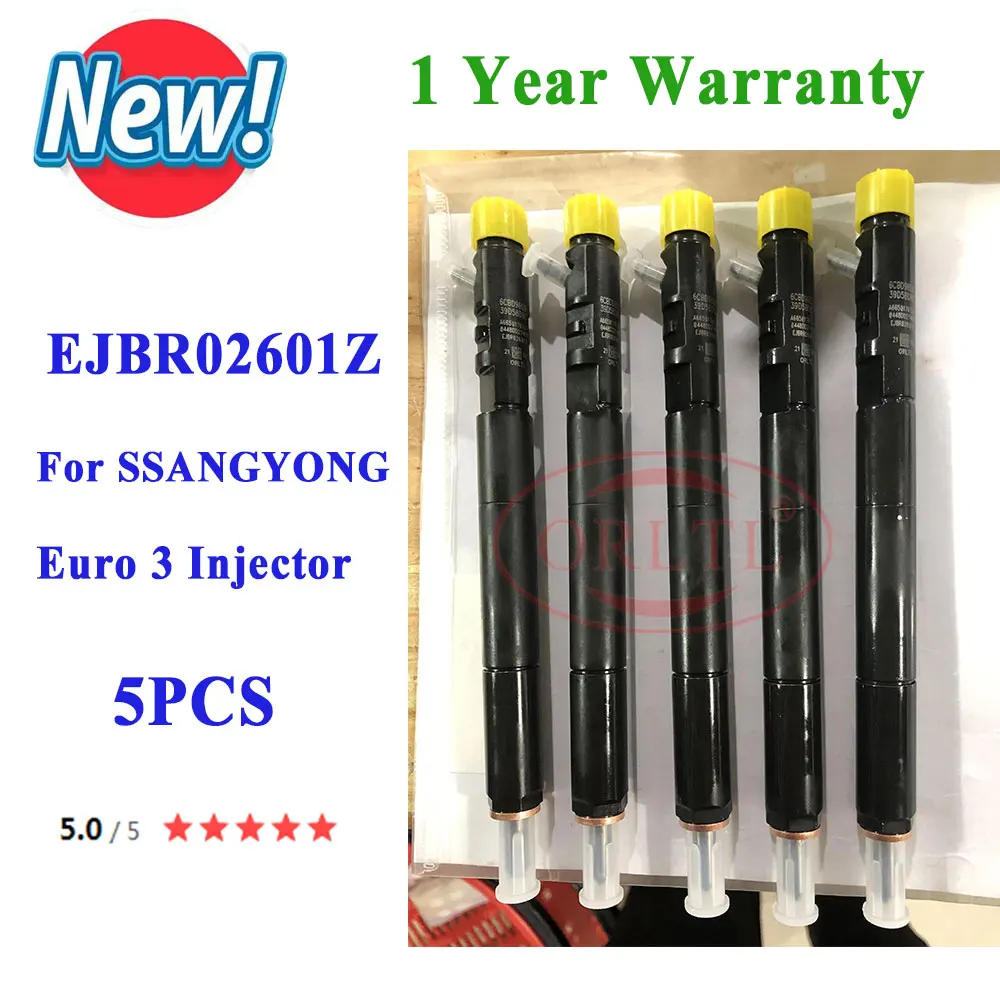 5pcs ORLTL Diesel Injector EJBR02601Z A6650170121 6650170121 for SSANGYONG Kyron /Rexton /Rodius /Stavic 2.7L Xdi MPV D27DT
5pcs ORLTL Diesel Injector EJBR02601Z A6650170121 6650170121 for SSANGYONG Kyron /Rexton /Rodius /Stavic 2.7L Xdi MPV D27DT