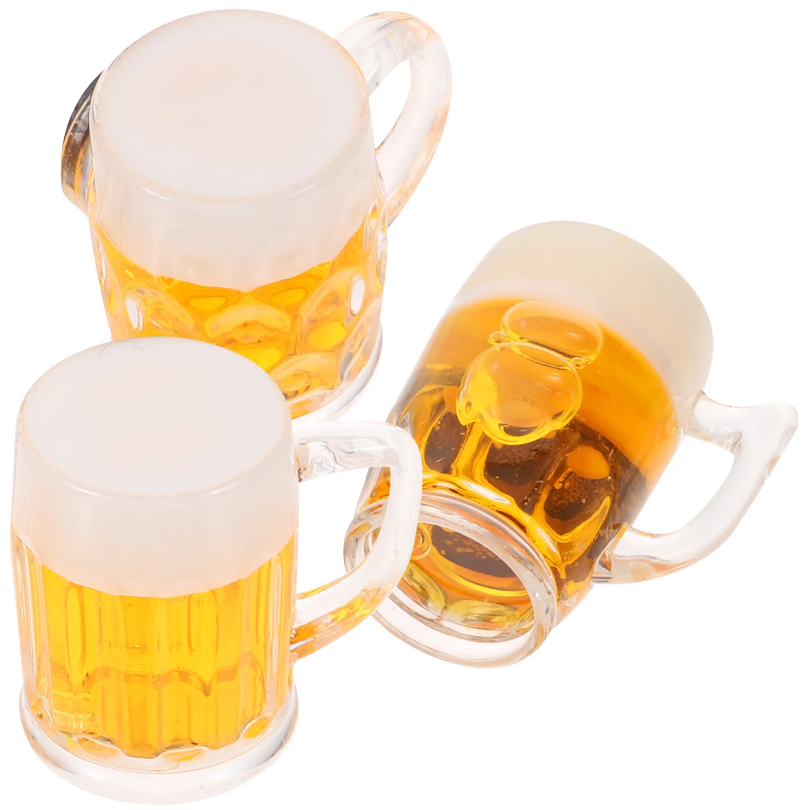 3 Pcs Tiny Beer Cup Simulation Beer Small Glass Decor for Men Realistic Cup Pendant Mini Ornaments Mug 
3 Pcs Tiny Beer Cup Simulation Beer Small Glass Decor for Men Realistic Cup Pendant Mini Ornaments Mug