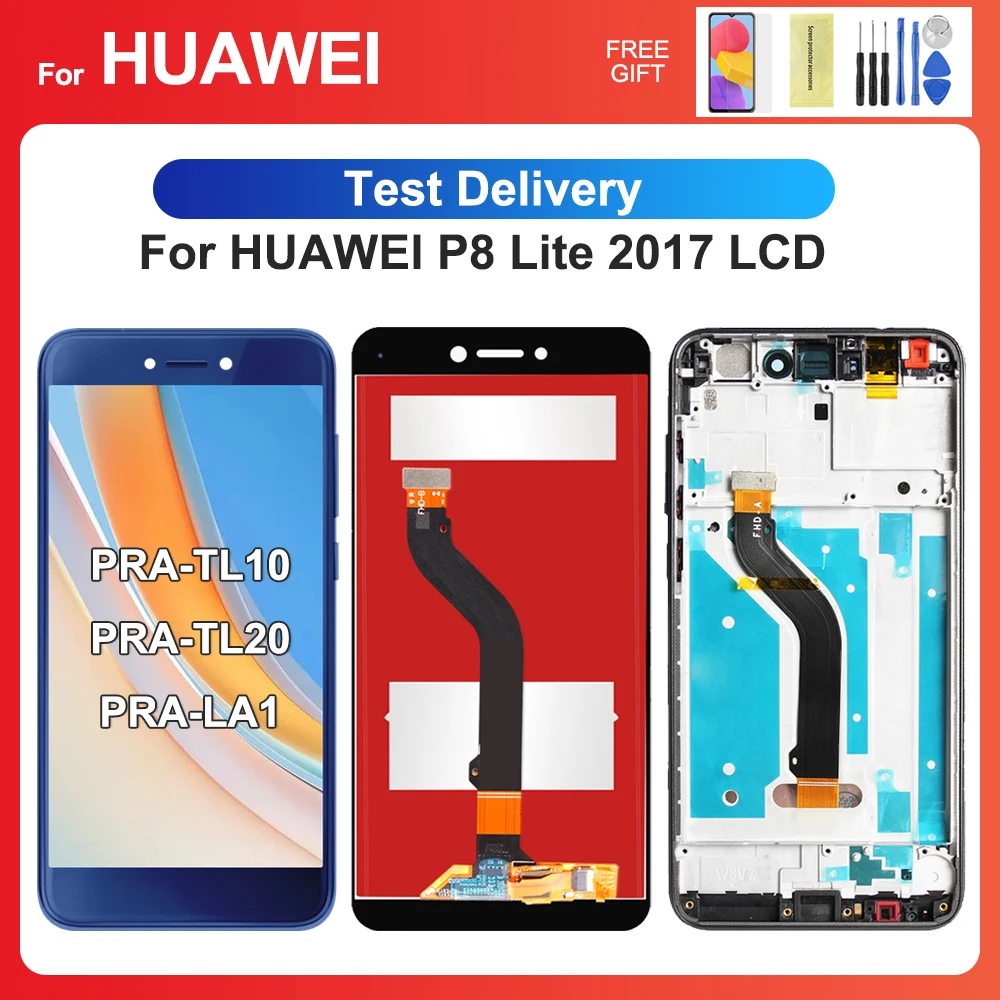 

For HUAWEI P8 Lite 2017 5.2''For Ori P9 Lite 2017 Honor 8 Lite TL10 LCD Display Touch Screen Digitizer Assembly Replacement