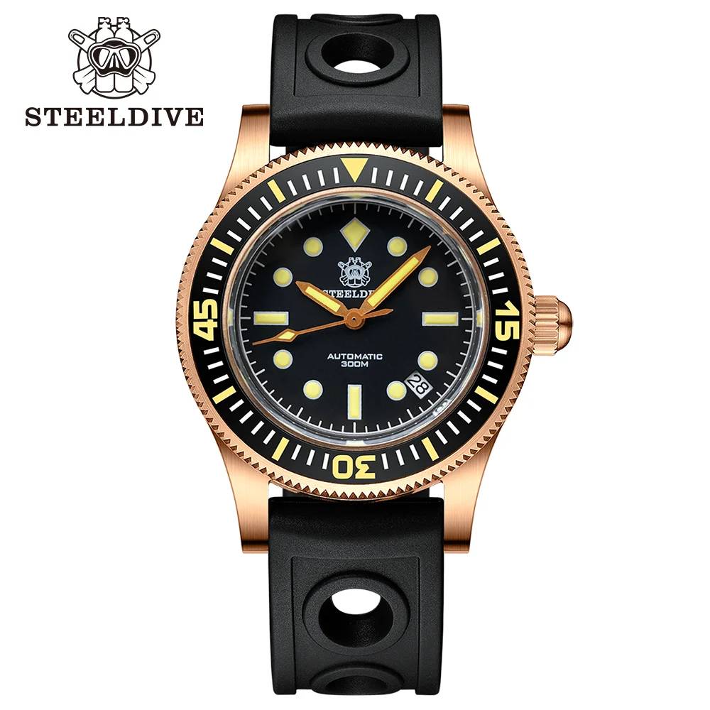 Часы STEELDIVE SD1952S из бронзы для дайвинга, сверхтолстые сапфировые зеркальные швейцарские светящиеся механические часы NH35 Movt, роскошные часы пятьдесят осётр
Часы STEELDIVE SD1952S из бронзы для дайвинга, сверхтолстые сапфировые зеркальные швейцарские светящиеся механические часы NH35 Movt, роскошные часы пятьдесят осётр