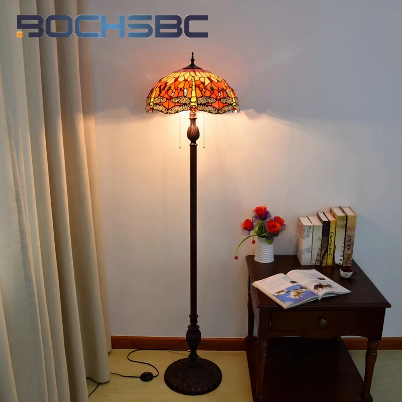 BOCHSBCTiffany Art Deco Living Room Dining Room Study Bedroom Bar torchiere lamp American stained glass red Dragonfly floor lamp
BOCHSBCTiffany Art Deco Living Room Dining Room Study Bedroom Bar torchiere lamp American stained glass red Dragonfly floor lamp