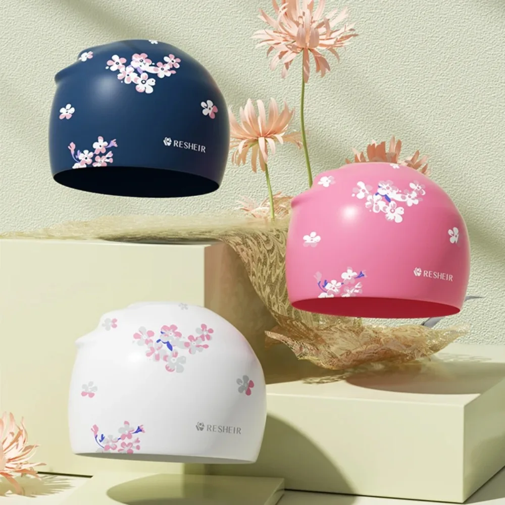 Comfortable Waterproof Swimming Cap Waterproof Protect Ears Printed Swimming Cap High Elastic Silicone Silicone Swim Cap
Comfortable Waterproof Swimming Cap Waterproof Protect Ears Printed Swimming Cap High Elastic Silicone Silicone Swim Cap