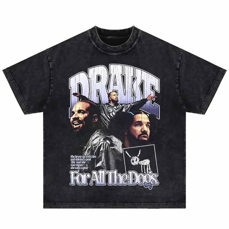 Футболка мужская хлопковая в стиле Харадзюку, Повседневная Уличная одежда с вареным коротким рукавом, с портретом в стиле хип-хоп, с графическим принтом, лето 2024
Футболка мужская хлопковая в стиле Харадзюку, Повседневная Уличная одежда с вареным коротким рукавом, с портретом в стиле хип-хоп, с графическим принтом, лето 2024