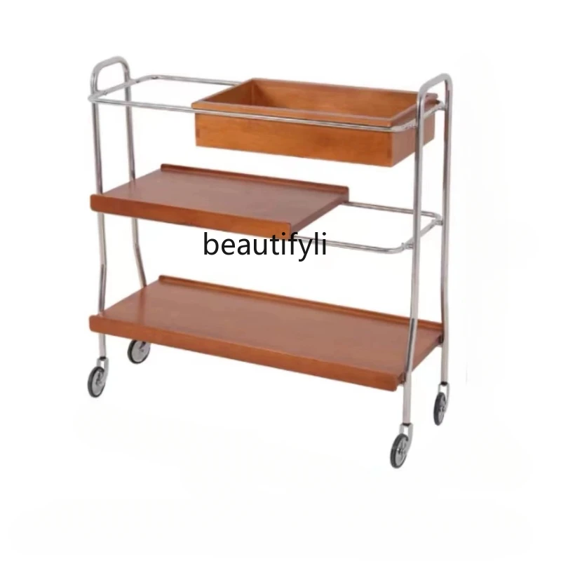 Nordic Retro Stainless Steel Cart Coffee Table Removable Sofa Side Table Side Table Solid Wood Storage Rack
Nordic Retro Stainless Steel Cart Coffee Table Removable Sofa Side Table Side Table Solid Wood Storage Rack