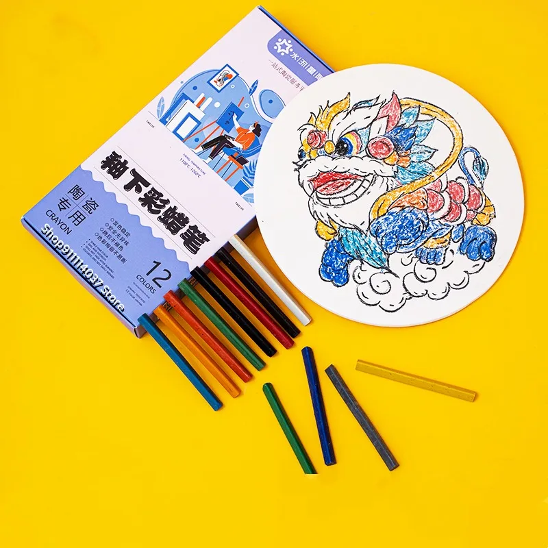 12-color Ceramic Coloring Crayon Set with Bright Colors Safe and Non-toxic Painting Coloring Pigments Pottery Tools
12-color Ceramic Coloring Crayon Set with Bright Colors Safe and Non-toxic Painting Coloring Pigments Pottery Tools