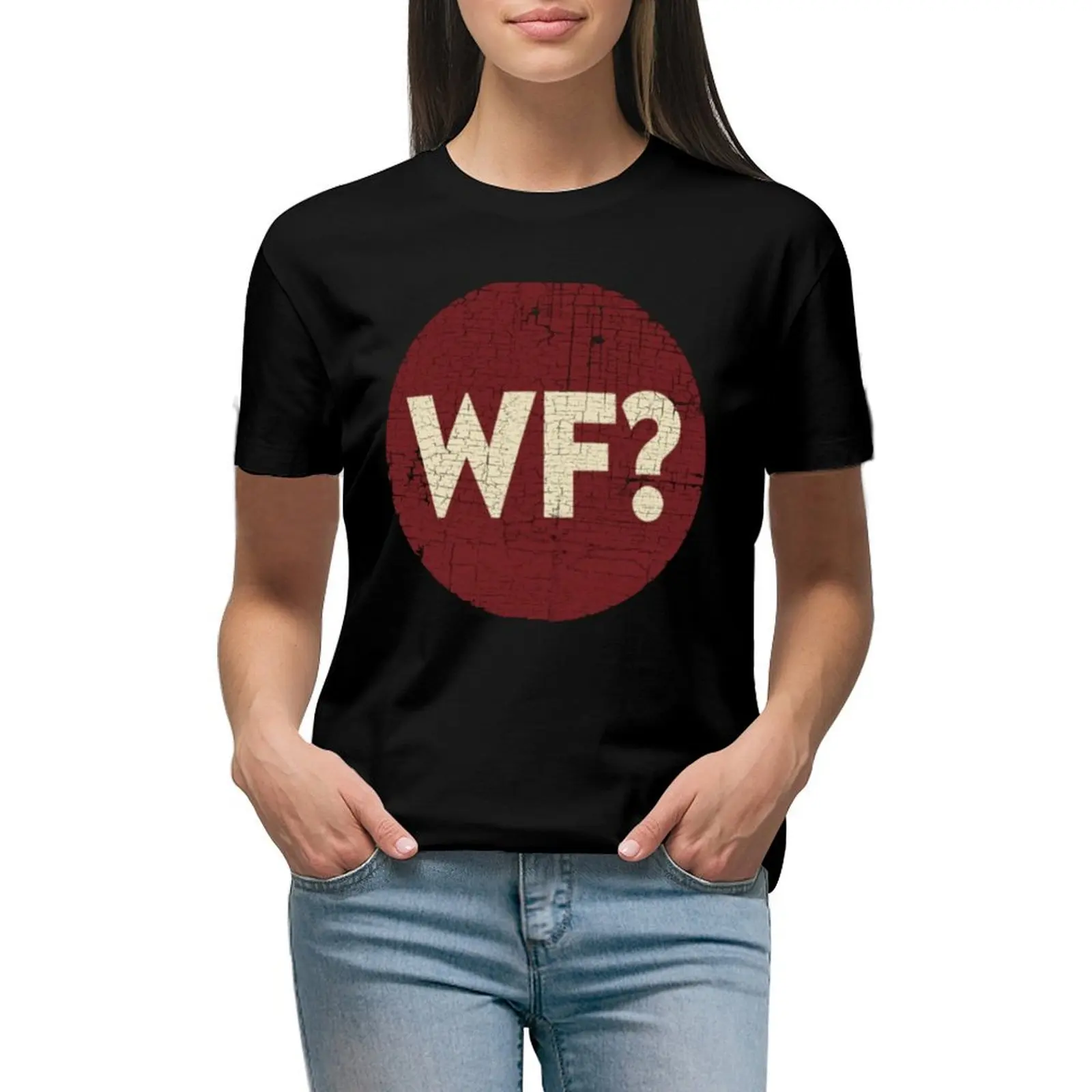 

The Why Files Logo Vintage Distressed T-shirt cute clothes graphics rock and roll t shirts for Women