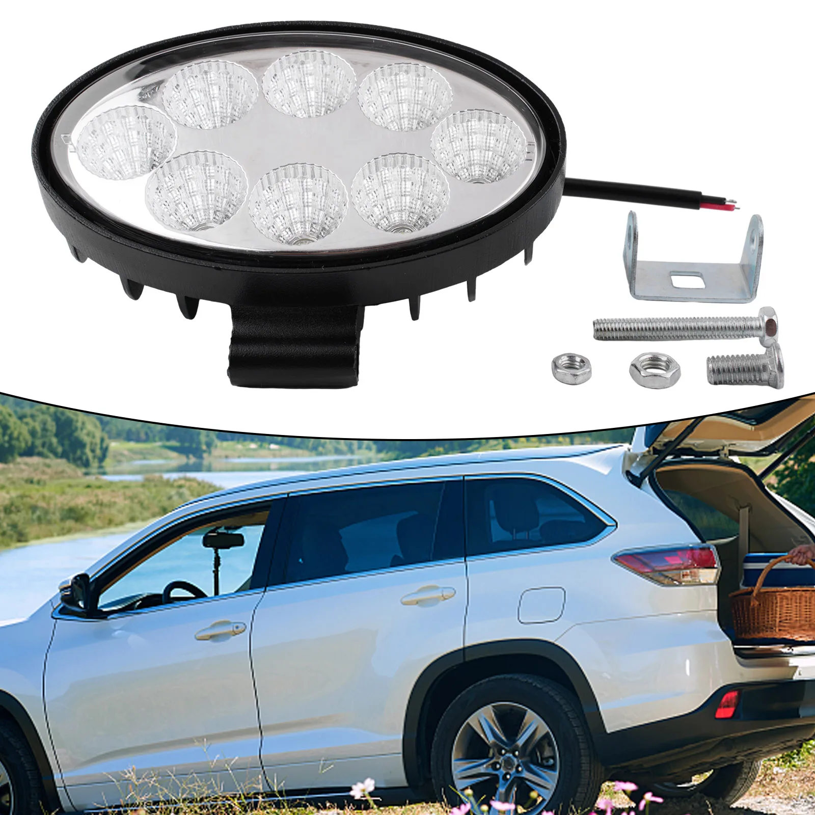 Work Lamp LED Fog Light White Color 1 Pc 24W 5inch 6000K Auto Parts DC 12-24V For Truck OffRoad Tractor Brand New
Work Lamp LED Fog Light White Color 1 Pc 24W 5inch 6000K Auto Parts DC 12-24V For Truck OffRoad Tractor Brand New
