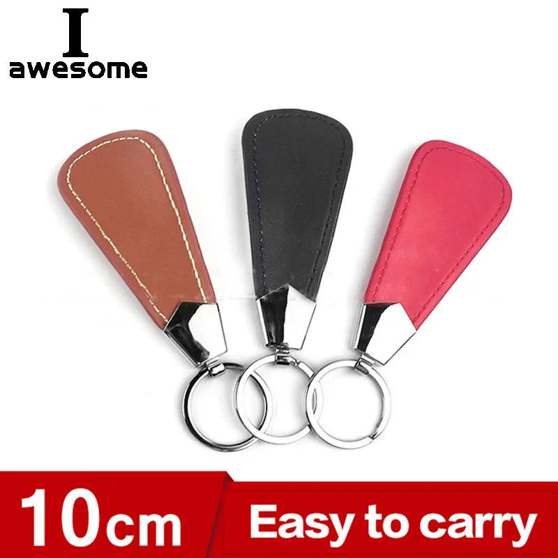 10cm Easy Carry Black Shoehorn Metal Durable Stainless Steel Faux Leather Portable Fashion Mini Shoe Horns Accessories Key Ring
10cm Easy Carry Black Shoehorn Metal Durable Stainless Steel Faux Leather Portable Fashion Mini Shoe Horns Accessories Key Ring