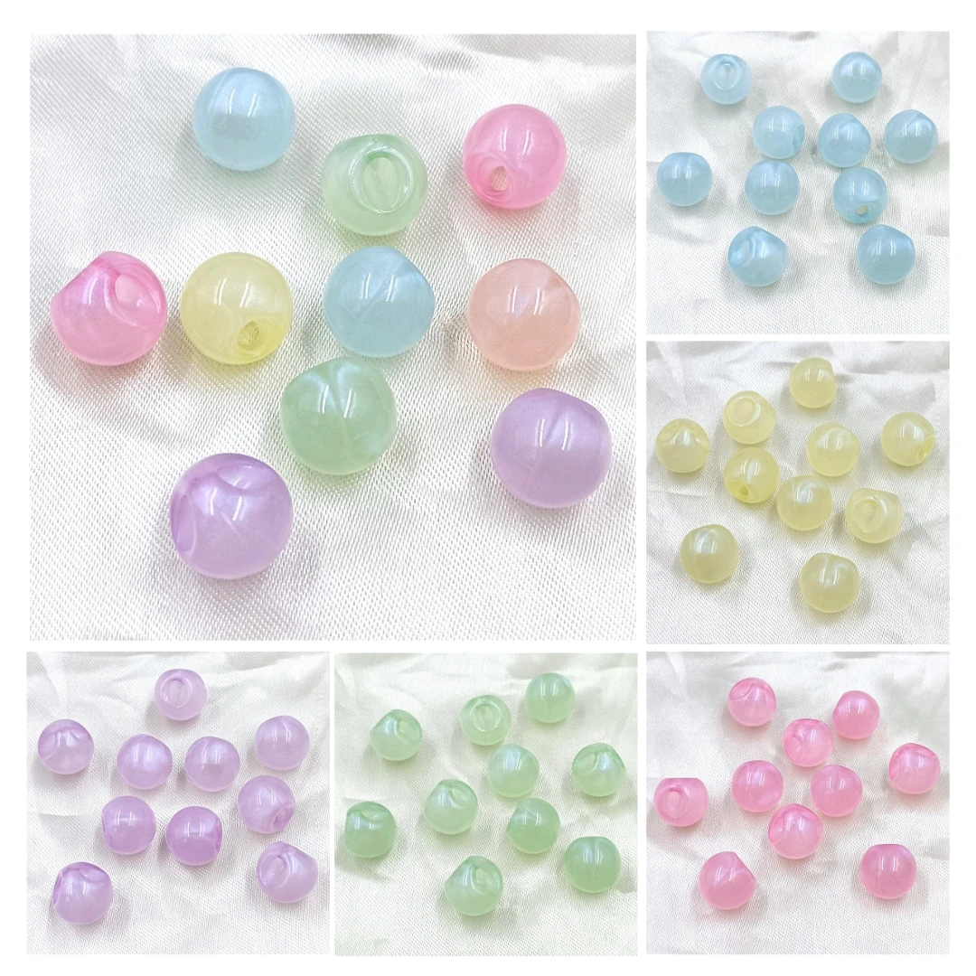 10Pcs 16mm Colored Fluorescent Offset Hole Round Bead Candy Colored Irregular DIY Necklace Jewelry Making Pendant Jewelry
10Pcs 16mm Colored Fluorescent Offset Hole Round Bead Candy Colored Irregular DIY Necklace Jewelry Making Pendant Jewelry