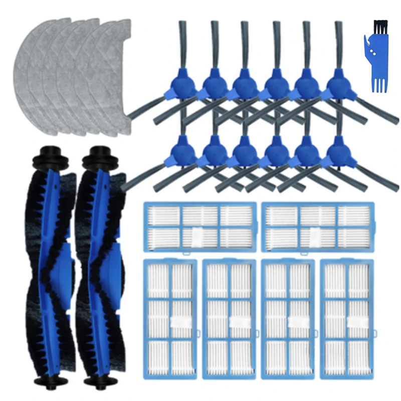 Mop Cloth HEPA Filter Side Brush For Proscenic 850T Vacuum Cleaner Main Roller Brushes Mopping Pad Rags Replacement 
Mop Cloth HEPA Filter Side Brush For Proscenic 850T Vacuum Cleaner Main Roller Brushes Mopping Pad Rags Replacement