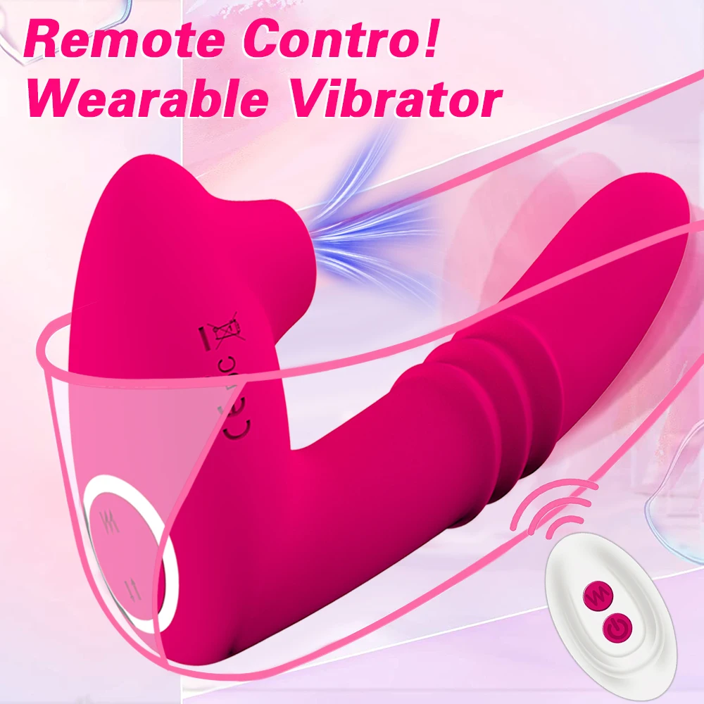 Vibromasseur à ventouse pour clitoris, gode portable, jouet sexuel féminin, masseur de point G, 10 modes, culotte vibrante pour couple, adultes de 18 ans et plus 3