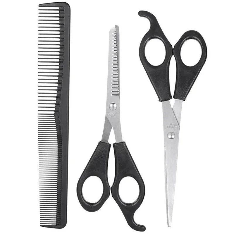 3 Pcs Hair Scissors Cutting Shears Salon Professional Barber Hair Cutting Thinning Hairdressing Styling Tool Hairdressing Comb
3 Pcs Hair Scissors Cutting Shears Salon Professional Barber Hair Cutting Thinning Hairdressing Styling Tool Hairdressing Comb