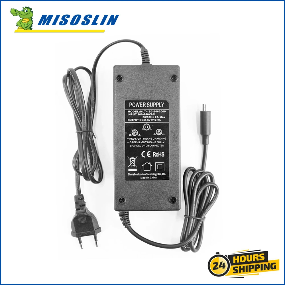 Monorim EC01 54.6V 2A For Ninebot Max G30 Universal Battery Charger Power 48v for Xiaomi/MIjia M365PRO Electric Scooter Parts
Monorim EC01 54.6V 2A For Ninebot Max G30 Universal Battery Charger Power 48v for Xiaomi/MIjia M365PRO Electric Scooter Parts