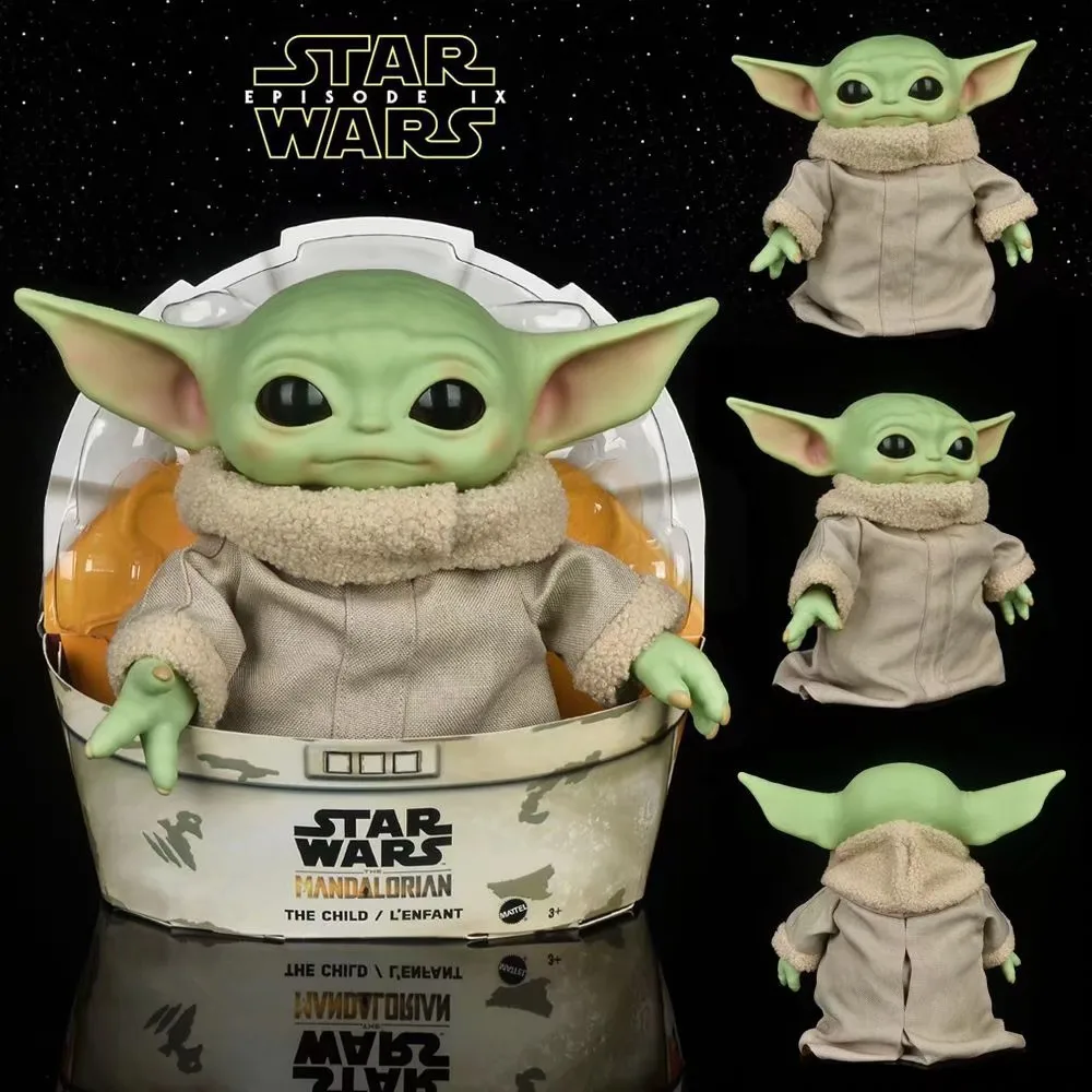 28cm Yoda Star Wars PVC Action Toy Figure Cute Baby Yoda Film Character Figure Collectible Puppets Model Doll Kid Boyfriend Gift
28cm Yoda Star Wars PVC Action Toy Figure Cute Baby Yoda Film Character Figure Collectible Puppets Model Doll Kid Boyfriend Gift