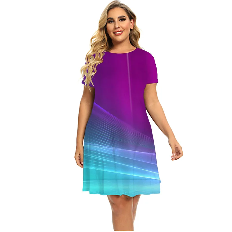 2022 Summer New Dresses Women Short Sleveer 3D Print Casual Loose Breathable Dress
2022 Summer New Dresses Women Short Sleveer 3D Print Casual Loose Breathable Dress