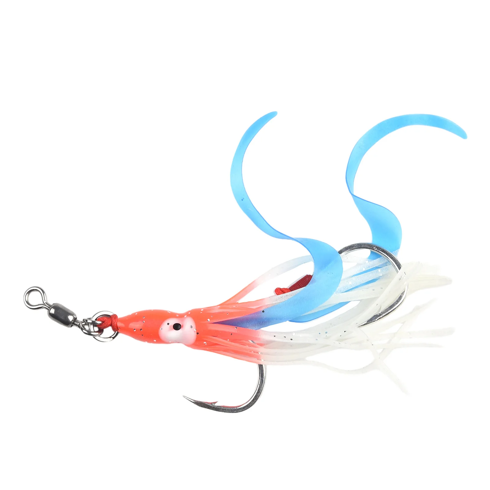 Hook Fish Luring Silicone Wire Not Easy To Tear Precise Red/blue Soft ABS+metal Bionic Shape Double Hook Durable
Hook Fish Luring Silicone Wire Not Easy To Tear Precise Red/blue Soft ABS+metal Bionic Shape Double Hook Durable