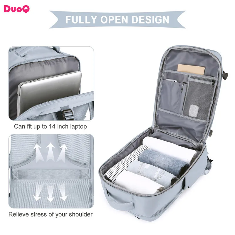 2024 New Travel Backpack with Large Capacity Multifunctional Luggage Bag for Short Distance Business Trips Computer Bag with USB
2024 New Travel Backpack with Large Capacity Multifunctional Luggage Bag for Short Distance Business Trips Computer Bag with USB