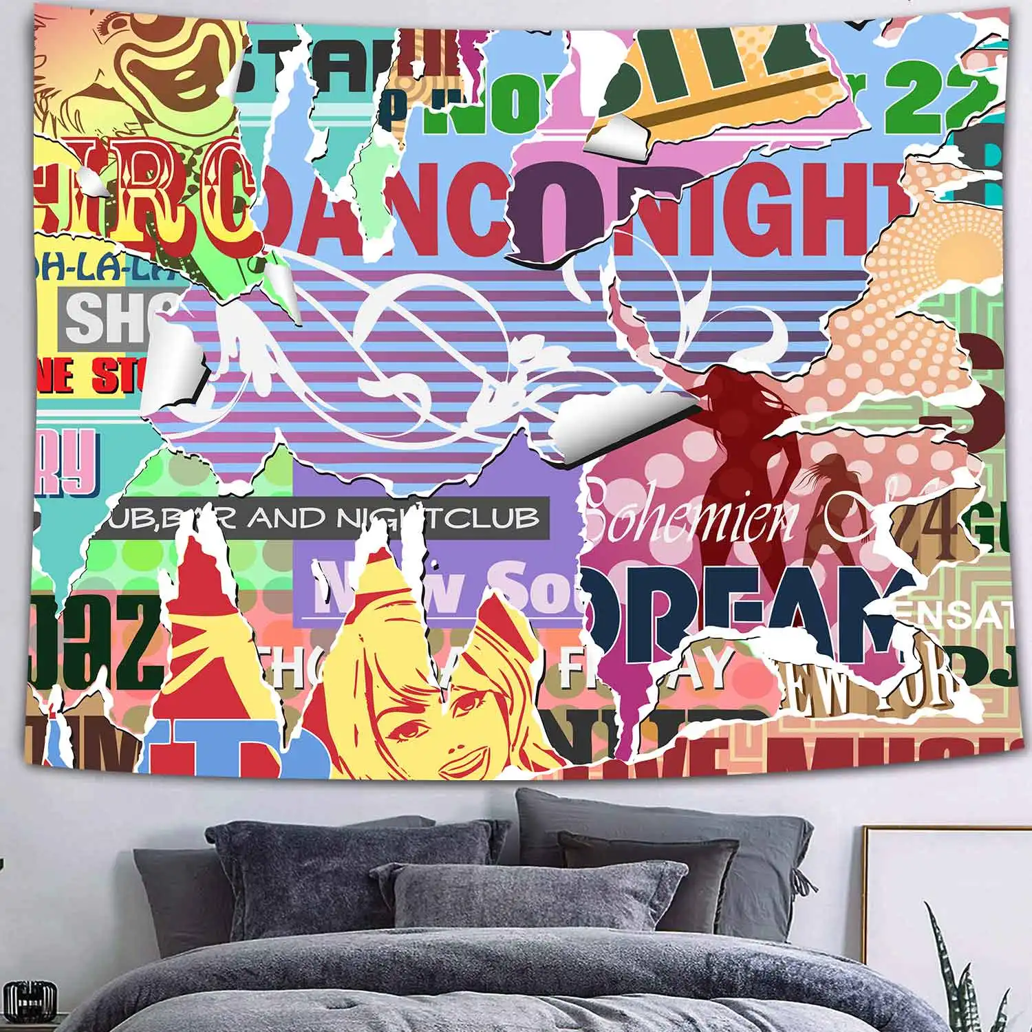Hippie Wall Hanging Tapestry Dorm Room Decorators Aesthetic Fashion Girl Gothic Printed Wall Tapestry Beach Towel Yoga Mat
Hippie Wall Hanging Tapestry Dorm Room Decorators Aesthetic Fashion Girl Gothic Printed Wall Tapestry Beach Towel Yoga Mat