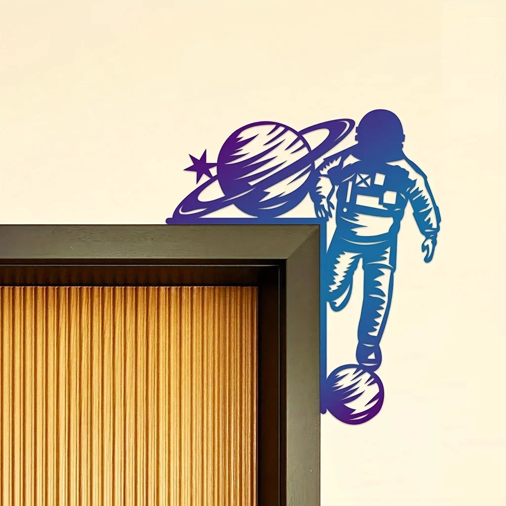 Colorful Astronaut Iron Decorative Wall Stickers Door Corner Decoration Door Frame Corner Decoration Metal Wall Hanging Decor
Colorful Astronaut Iron Decorative Wall Stickers Door Corner Decoration Door Frame Corner Decoration Metal Wall Hanging Decor