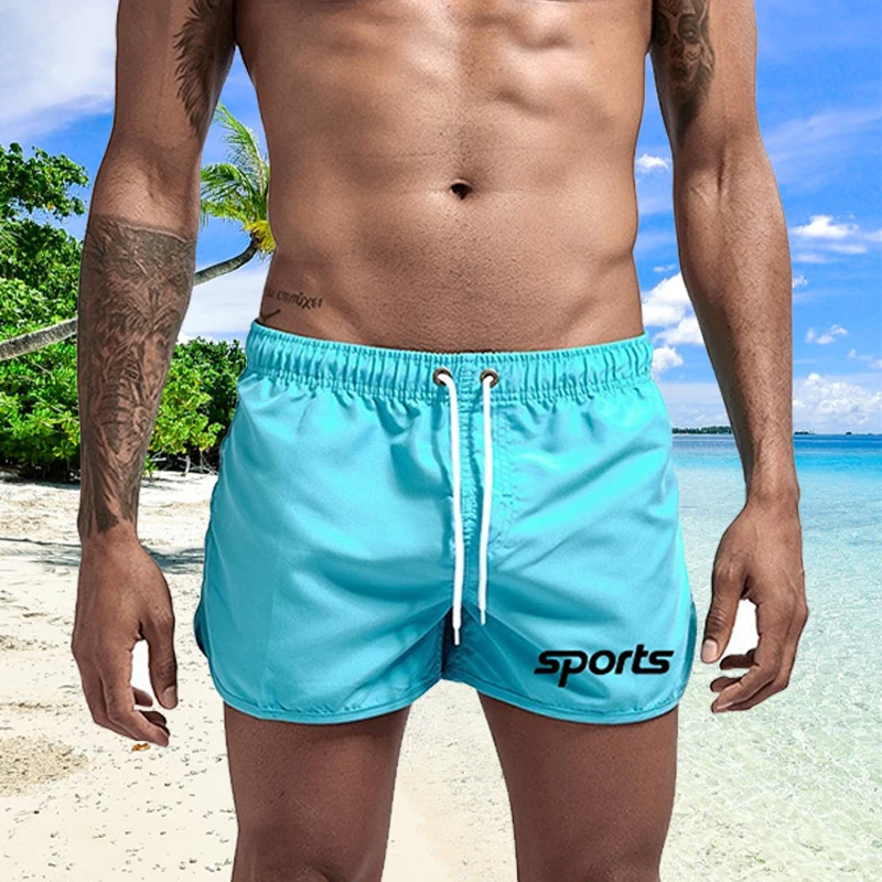 

Летние мужские спортивные купальники для плавания, мужской купальник, плавки, сексуальные пляжные шорты, доска для серфинга, Мужская одежда, брюки