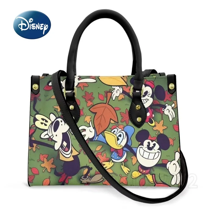 

Disney Mickey New Women's Bag Luxury Brand Women's Shoulder Bag Cartoon Fashion Mini Women's Handbag Large Capacity High Quality