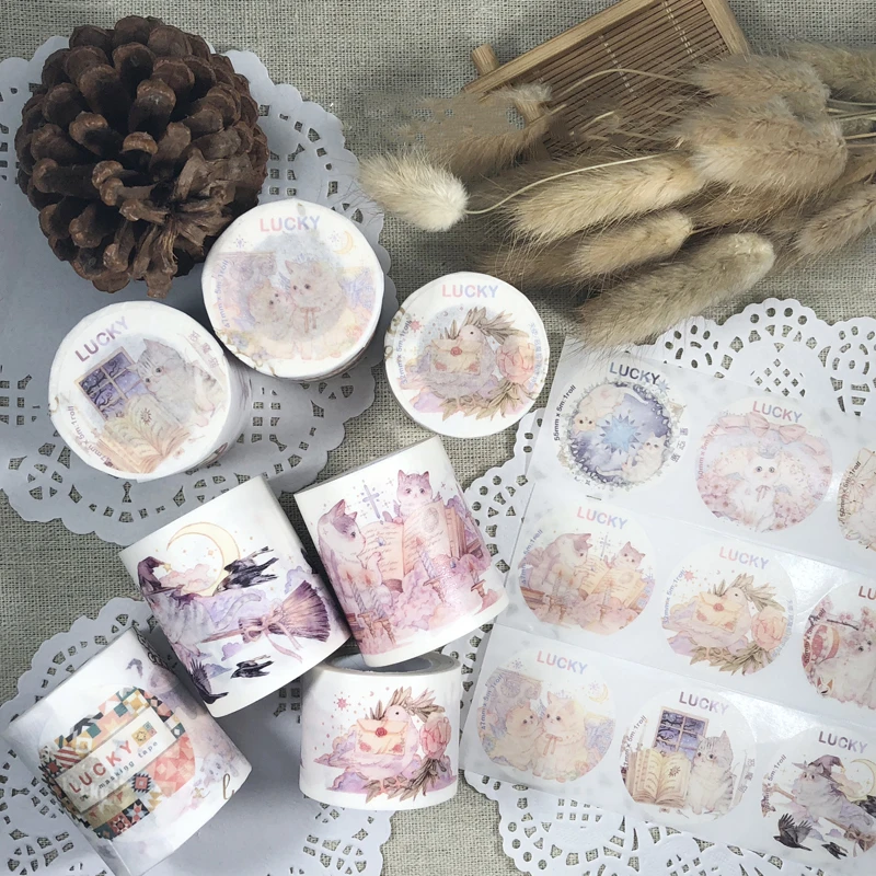 Animal sticker Devil /Angel Cat Decoration Washi Tape DIY Planner Diary Scrapbooking Masking Tape Escolar
Animal sticker Devil /Angel Cat Decoration Washi Tape DIY Planner Diary Scrapbooking Masking Tape Escolar