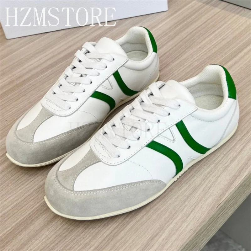 Hot Sales Women Sneakers Suede Leather Patchwork Running Shoes Unisex Round Toe Lace Up Outdoors Sneakers Flat Casual Shoes
Hot Sales Women Sneakers Suede Leather Patchwork Running Shoes Unisex Round Toe Lace Up Outdoors Sneakers Flat Casual Shoes