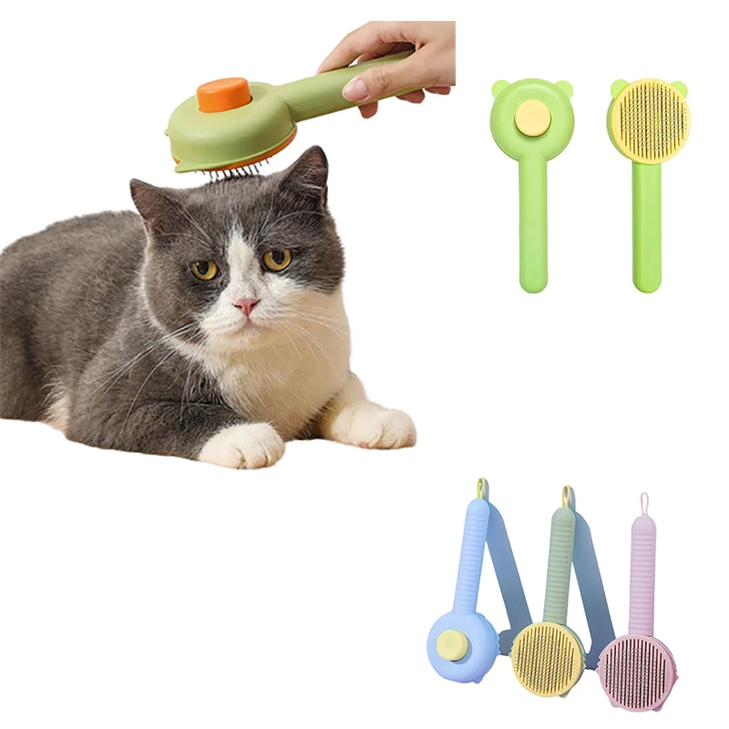 Pet Grooming Brush Dogs Cats Hair Removal Comb Self-Cleaning Slicker Brushes for Puppy Kitten Comb Pet Massages Supplies
Pet Grooming Brush Dogs Cats Hair Removal Comb Self-Cleaning Slicker Brushes for Puppy Kitten Comb Pet Massages Supplies