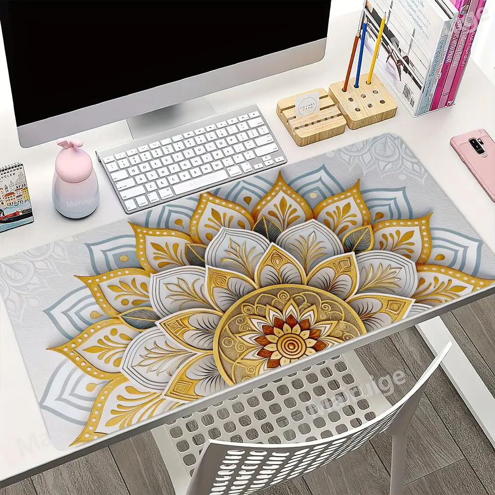 Mandala Gaming Mouse Pad XL HD Home Computer New Mousepad XXL MousePads Natural Rubber Carpet Office Laptop Mice Pad Table Mat Mandala Gaming Mouse Pad XL HD Home Computer New Mousepad XXL MousePads Natural Rubber Carpet Office Laptop Mice Pad Table Mat