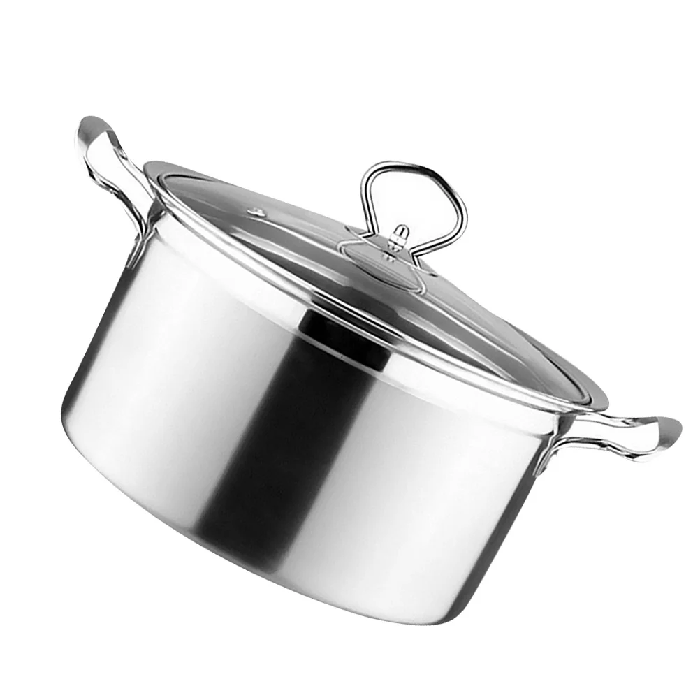 Stainless Steel Cooking Pot with Lid Oven Stock Pot Chef Pan Anti Overflow Soup Pot Gas Induction Cooker ( 20×14CM )
Stainless Steel Cooking Pot with Lid Oven Stock Pot Chef Pan Anti Overflow Soup Pot Gas Induction Cooker ( 20×14CM )