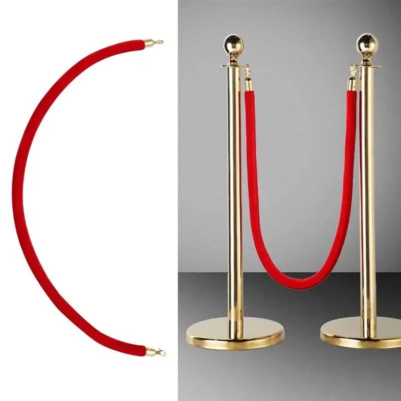Crowd Control Rope Barrier Rope Heavy Duty Industrial Hook Mirror Polished Velvet Cord 60 Inches Displays Pole
Crowd Control Rope Barrier Rope Heavy Duty Industrial Hook Mirror Polished Velvet Cord 60 Inches Displays Pole