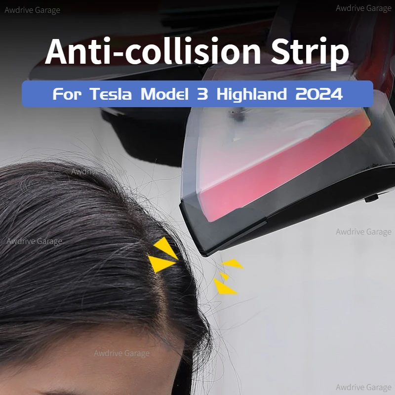 For Tesla Model 3 Highland 2024 Tail-gate Guard Sticker Car Door Protector Strip Guard Scratch Crash Cover Model3+ Accessories
For Tesla Model 3 Highland 2024 Tail-gate Guard Sticker Car Door Protector Strip Guard Scratch Crash Cover Model3+ Accessories