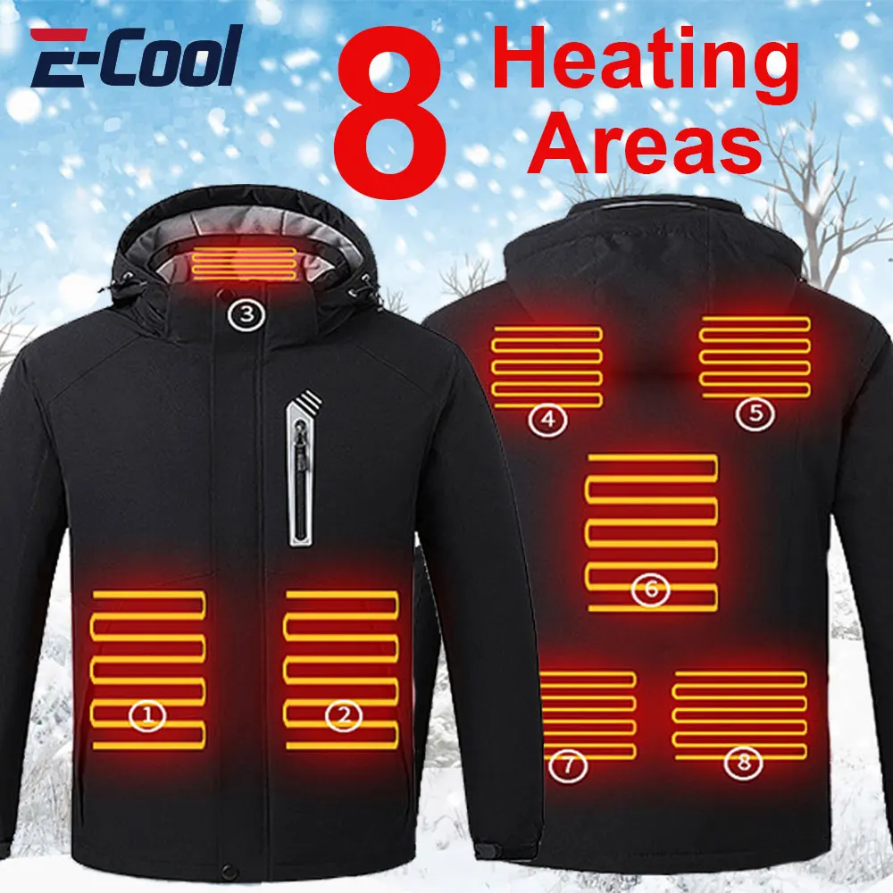 Heated Men's Jacket Winter Parka For Women Warm Coats USB 8 Area Heating Jacket Windbreaker Outdoor Sports Climbing Vest Clothes
Heated Men's Jacket Winter Parka For Women Warm Coats USB 8 Area Heating Jacket Windbreaker Outdoor Sports Climbing Vest Clothes