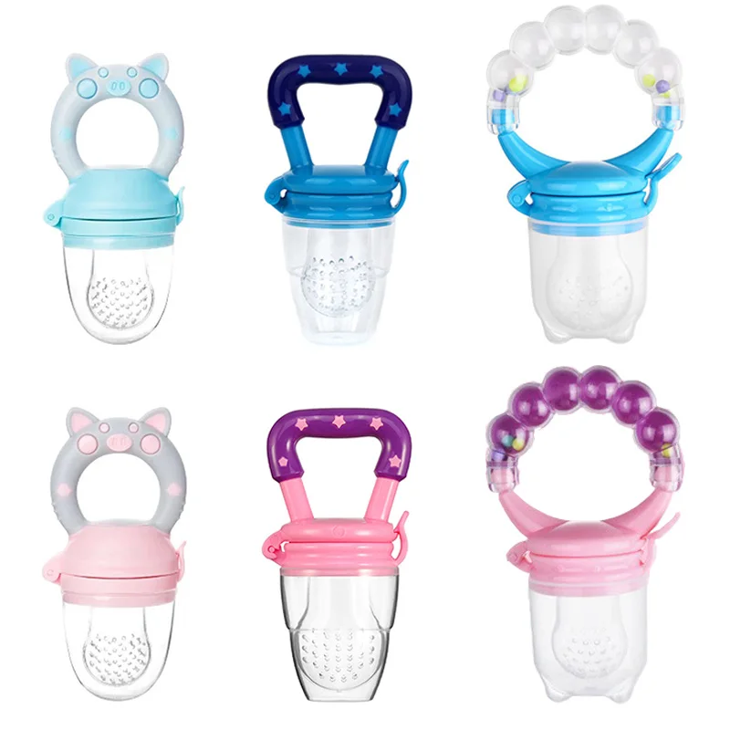 Silicone Teether Newborn Baby Fresh Food Feeder Trainning to Eat Fruit Grinding Stick Baby 3-12 Months Food Bag Teether feeding 
Silicone Teether Newborn Baby Fresh Food Feeder Trainning to Eat Fruit Grinding Stick Baby 3-12 Months Food Bag Teether feeding