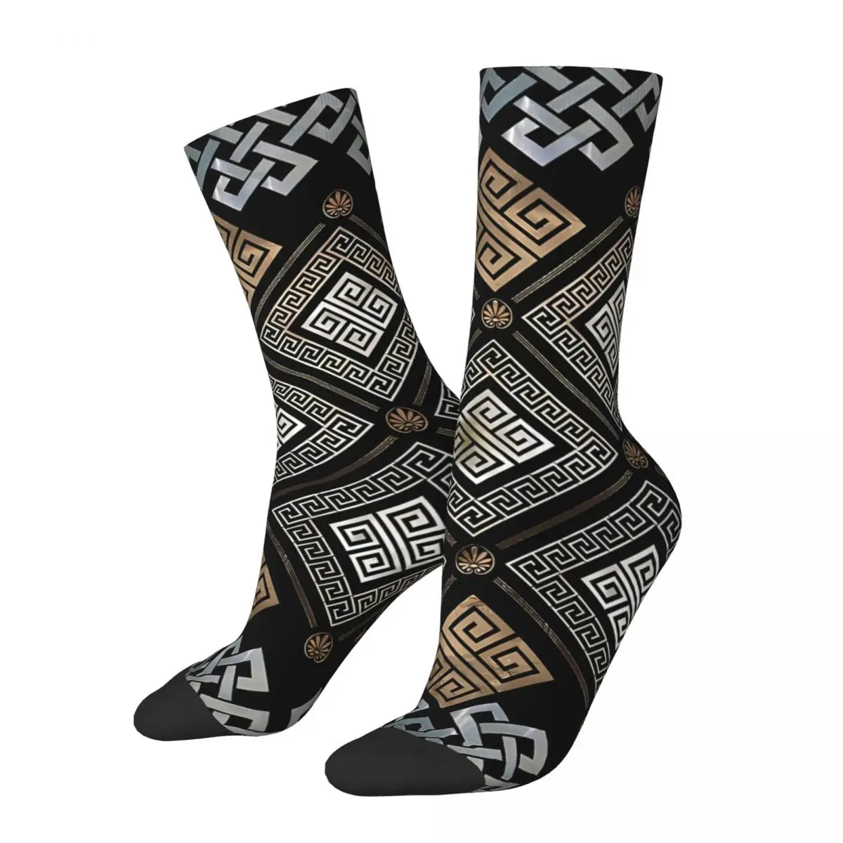 Black And Gold Cool Greek Key Ornament Meander Socks Shopping 3D Print Boy Girls Mid-calf Sock
Black And Gold Cool Greek Key Ornament Meander Socks Shopping 3D Print Boy Girls Mid-calf Sock