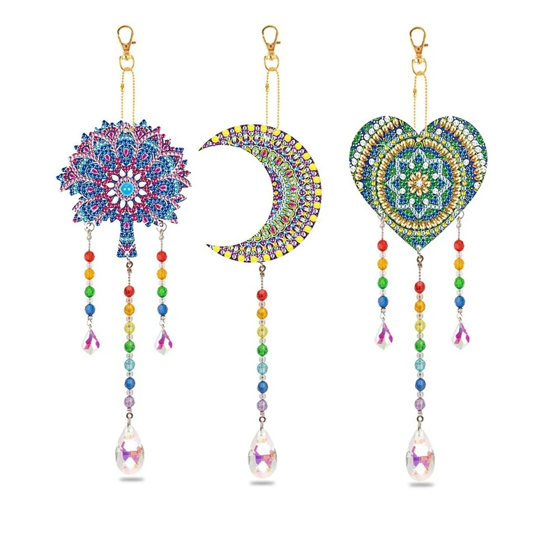 3 Pieces Wind Spinner 5D DIY Painting Wind Chime Double Sided Paint Hanging Ornament For Garden Decor Wind Spinners Durable
3 Pieces Wind Spinner 5D DIY Painting Wind Chime Double Sided Paint Hanging Ornament For Garden Decor Wind Spinners Durable