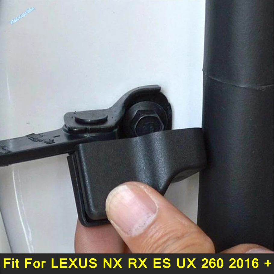 Car Inner Door Stop Rust Waterproof Protector Cover Trim 4PCS For LEXUS NX RX ES UX 260 2016 - 2023 Accessories Black Plastic
Car Inner Door Stop Rust Waterproof Protector Cover Trim 4PCS For LEXUS NX RX ES UX 260 2016 - 2023 Accessories Black Plastic