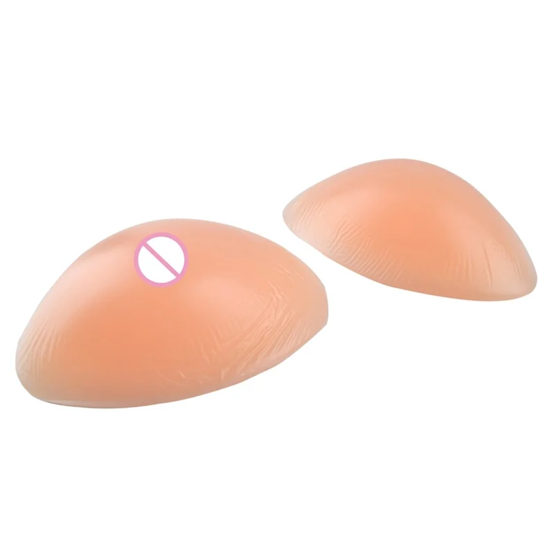 

260g/pair Silicone Breast Form Bra Inserts Crossdresser Transgender Push Up Bra Insert Shemale Drag Queen Fake Boobs Soft Boobs