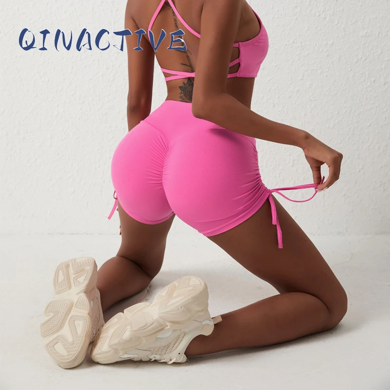 QINACTIVE Shorts Women High V Waist Drawstring Sports Shorts Cycling Biker Breathable Butt Crack Push Up Short Leggging Tights
QINACTIVE Shorts Women High V Waist Drawstring Sports Shorts Cycling Biker Breathable Butt Crack Push Up Short Leggging Tights
