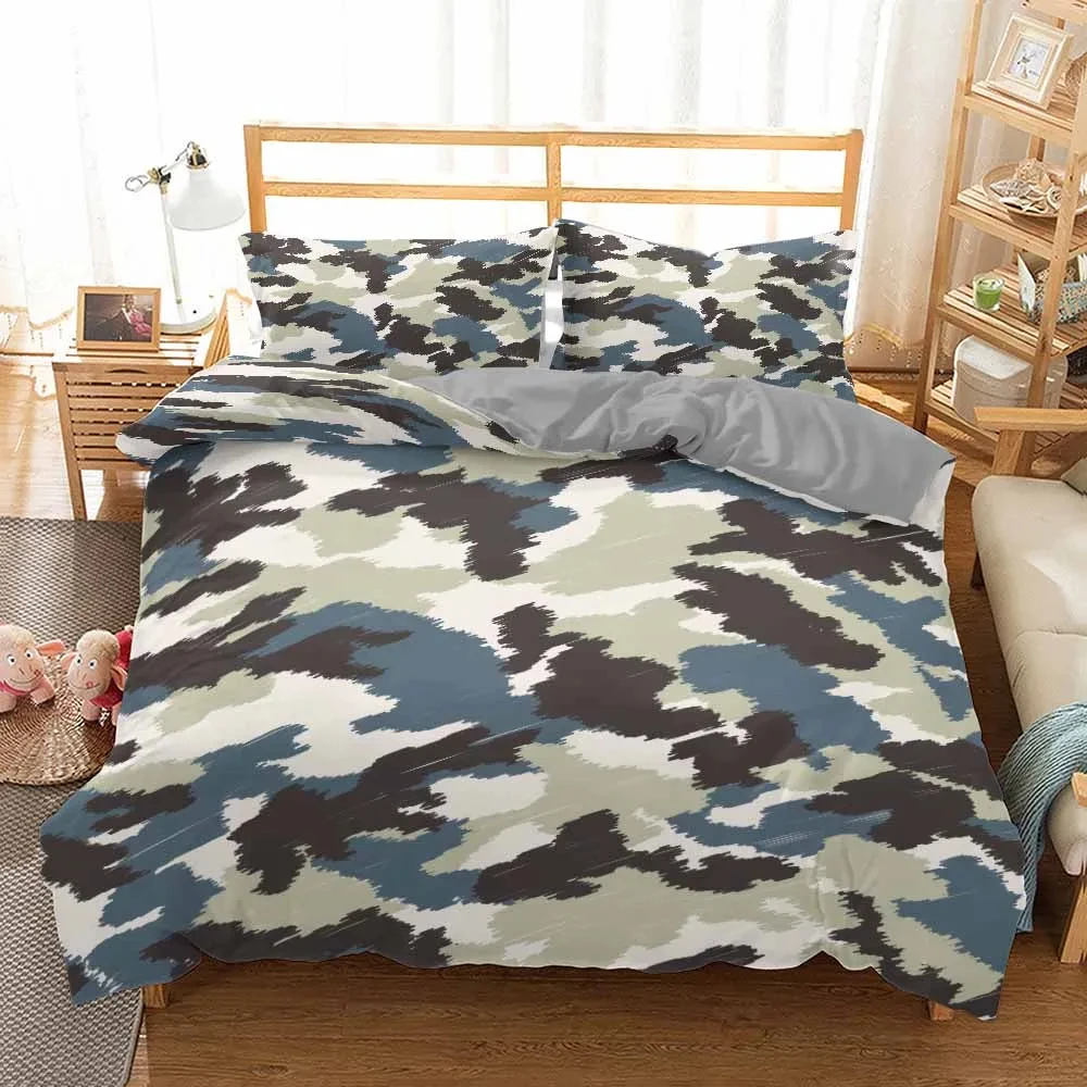 3d Camouflage Bedding Set Design Home Textile Cool Boy Girl Kid Adult Duver Cover Set Soft Comforter Covers with Pillowcase 3pcs
3d Camouflage Bedding Set Design Home Textile Cool Boy Girl Kid Adult Duver Cover Set Soft Comforter Covers with Pillowcase 3pcs