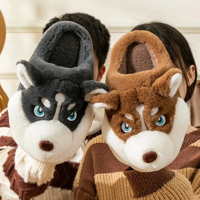 Nice Looks Cartoon Huskies Sweethearts Cotton Slippers Thick Soft Touch Sole Fleeced Warm Comfortable Non-Slip Slipper At Home
Nice Looks Cartoon Huskies Sweethearts Cotton Slippers Thick Soft Touch Sole Fleeced Warm Comfortable Non-Slip Slipper At Home